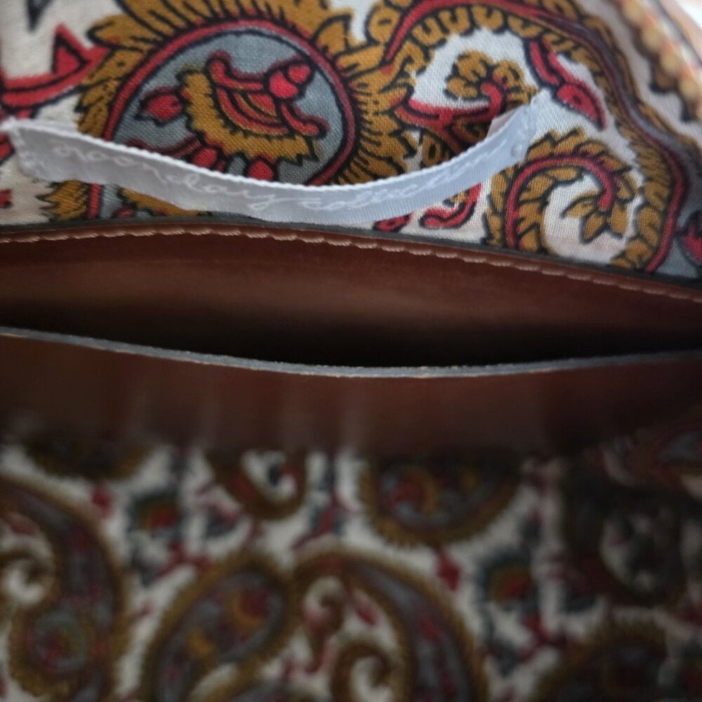 Noonday Monterey Shoulder or Hand Bag/Purse-Brown Woven Leather - Picture 10 of 12